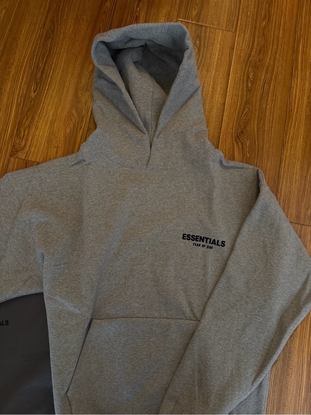 Fear of God Essentials Hoodie in Heather Gray - Picture 2 of 5